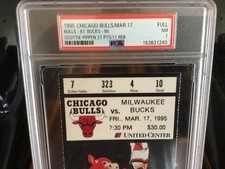 Basketball Chicago Bulls 1995 Vintage Sports Ticket Stubs for sale