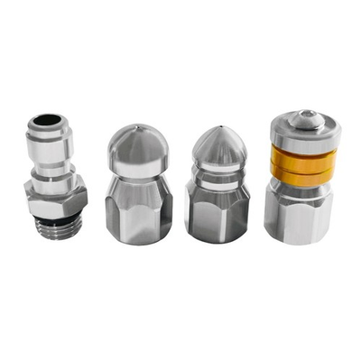 #ad Pressure Washer Sewer Jetter Nozzles Kits 5000PSI Stainless Steel 3pcs Drain ... $21.82