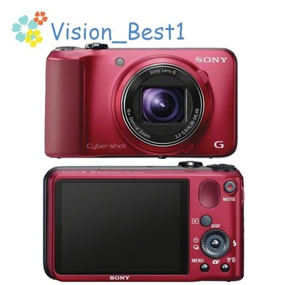 Sony Cyber-shot DSC-HX10 / HX10V Digital Camera 18.2MP 16x Optical Zoom Red