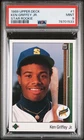 1989 Upper Deck Ken Griffey Jr #1 Star Rookie PSA 9 MINT Seattle Mariners