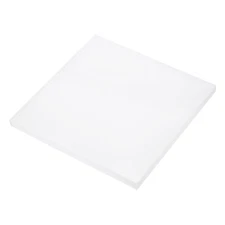 8x8x1/2-inch White UHMW Polyethylene Sheet Ultra High Molecular Weight Plastic