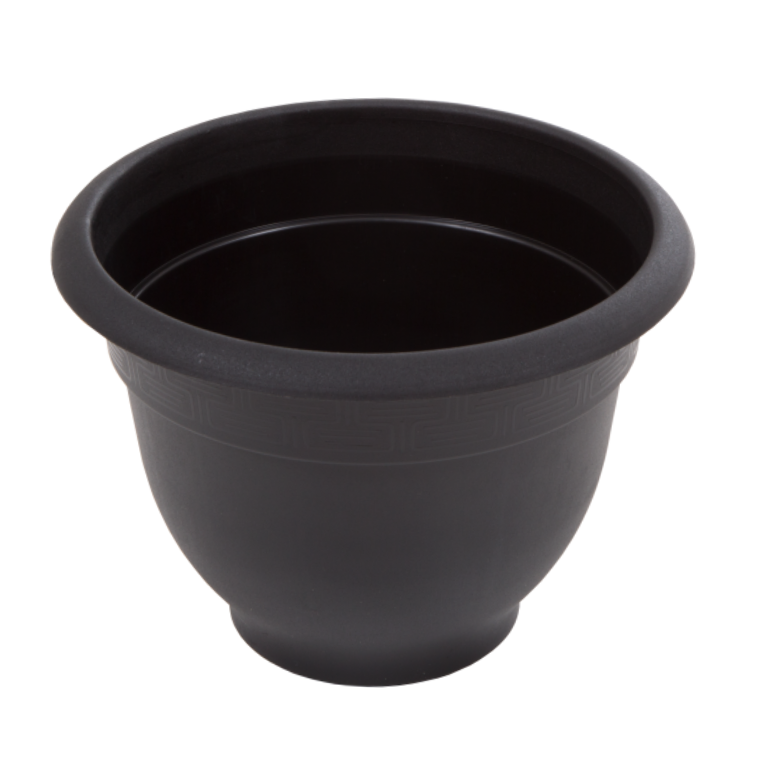 28cm Bell Plant Pot Slate Plastic Round Planter Outdoor Garden Decorative Pot