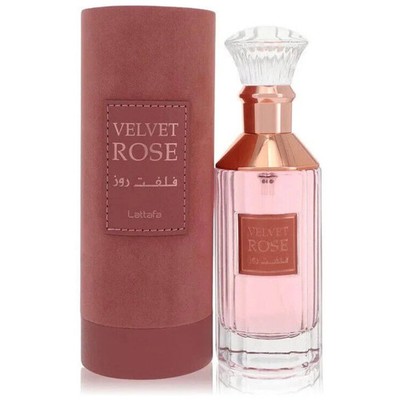 Velvet Rose by Lattafa perfume for unisex EDP 3.3 / 3.4 oz New in Box