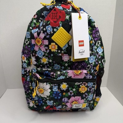 LEGO Herschel Heritage Youth Backpack Garden Floral 26L New With Tags