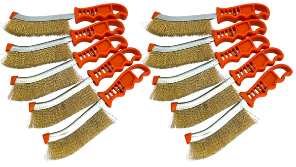 10X BremssattelbüRste HandbüRste MessingbüRste DrahtbüRsten 250Mm BüRste Hero-image
