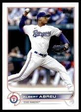 2022 Topps Update Albert Abreu Texas Rangers #101