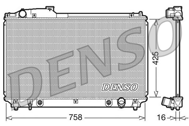 DENSO RADIATOR DRM51003 FOR LEXUS 4.3 LS (00-06) - Image 5