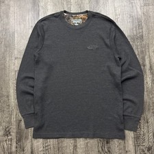 Realtree Waffle Knit Thermal Shirt Grey L