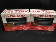 Vintage Nos Fog Lamps Set Off Road Amber High Intensity Japan Quality In Boxes