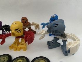 2001 McDonalds Lego Bionicle TOHUNGA - Toa Matoran Set with 6 Discs Complete