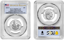 2025 S SIlver Quarter 25C Althea Gibson Limited Edition PCGS PR69DCAM AD #695
