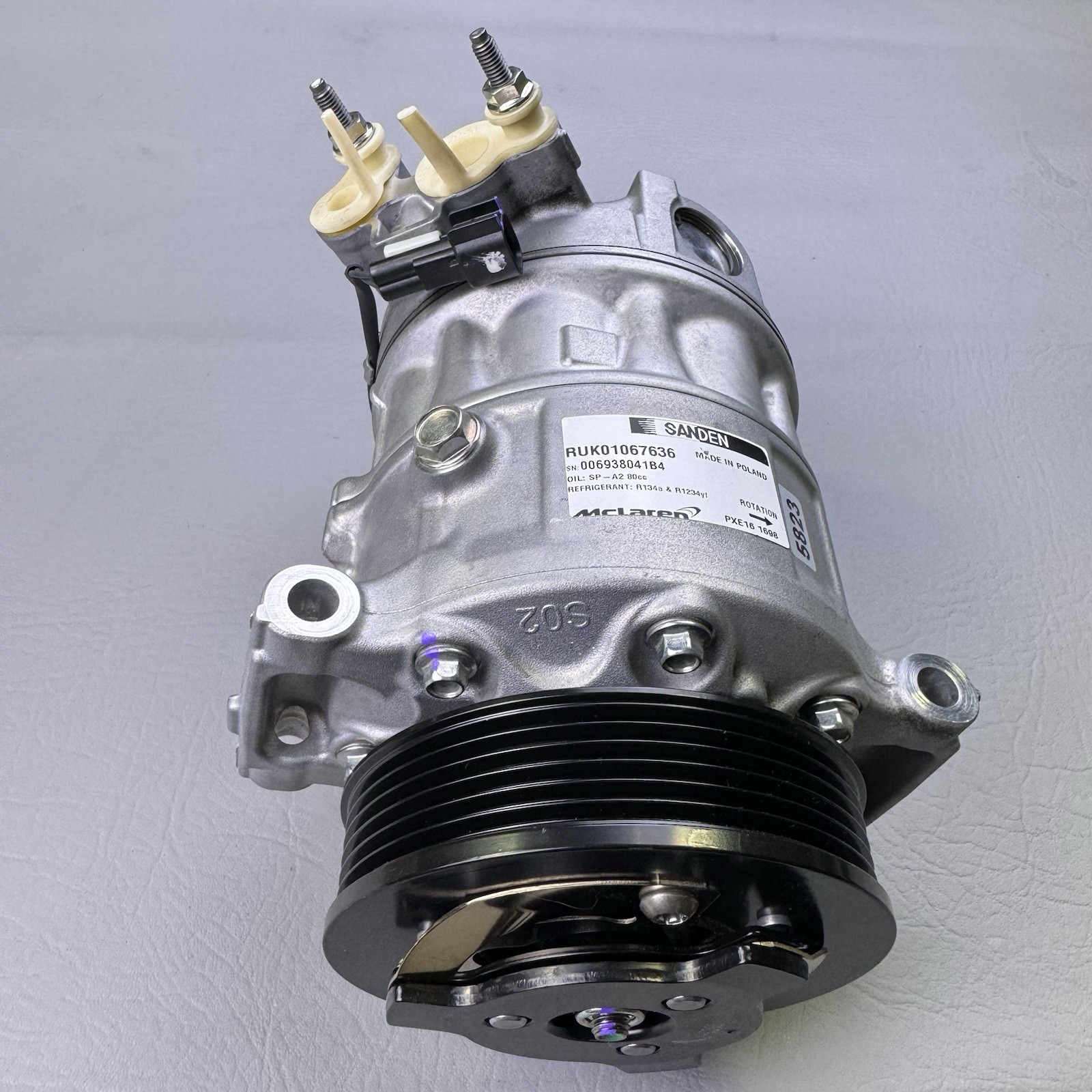 McLaren 570 720S GT A/C Compressor Pump Sanden Belt Driven RUK01067636 OEM