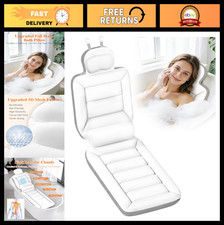 Luxury Full Body Bath Pillow with Lumbar Support Laundry Bag - Spa Gift for Wo