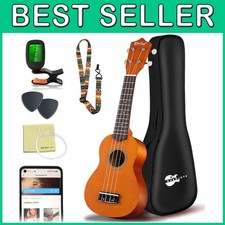 Soprano Ukulele Starter Set - Gig Bag Digital Tuner Included