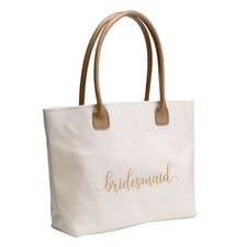 Lillian Rose Gold Bridesmaid Wedding Tote Bag
