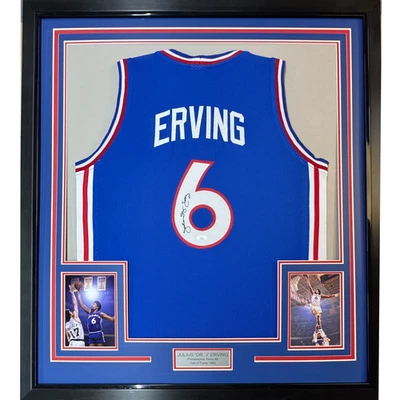 Julius Erving 费城76ers 篮球NBA 原始亲笔签名球衣| eBay