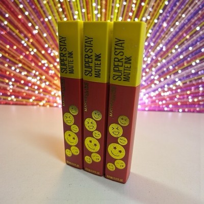 3 - Pack - Maybelline Super Stay Matte Ink Moodmakers - PLEASURE SEEKER - 5 ml