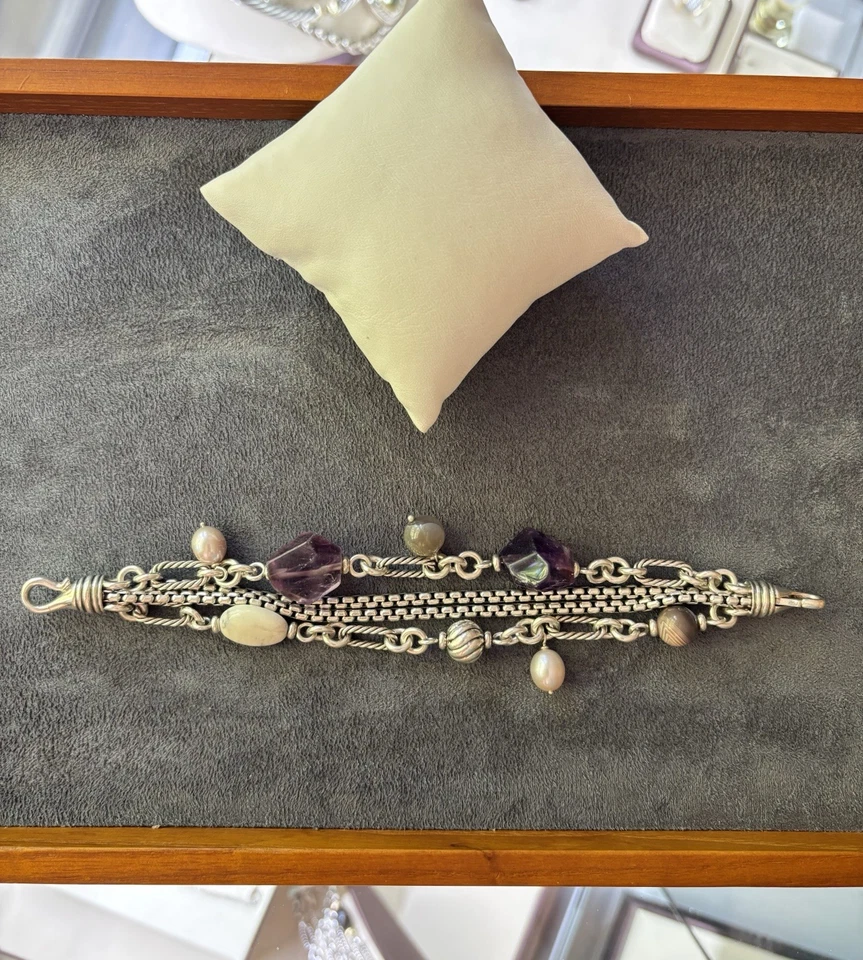 Pulsera David Yurman Multi-Hebra Bijoux con Gemas-Pequeña  Foto 4 de 4