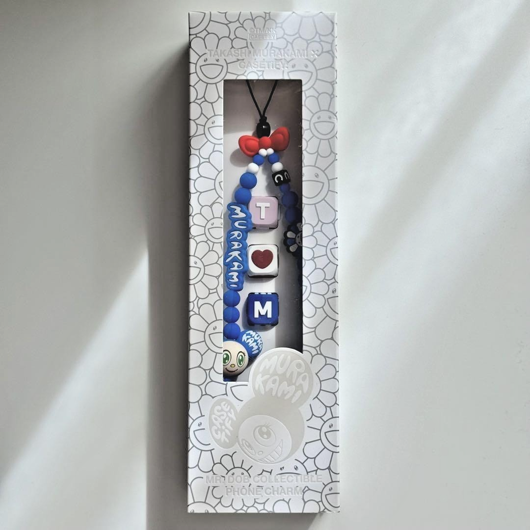 Takashi Murakami x CASETiFY MR.DOB Phone Strap & Charm Cube Blue