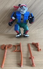 Vintage 1990 Teenage Mutant Ninja Turtles TMNT Panda Khan- near COMPLETE, 1 pad