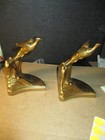 Vintage Pair Solid Brass Pheasant Bookends Made In USA PMC #408  X116 PA — photo 4