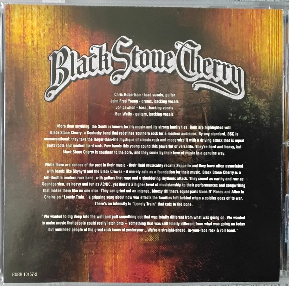 Black Stone Cherry - Lonely Train Promo (CD) Foto 2 de 4
