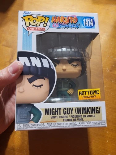 Funko Pop Animation Naruto Shippuden MIGHT GUY WINKING #1414 HOT TOPIC READ