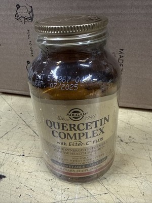Solgar Quercetin Complex with Ester-C Immune Health Support 100 Caps Exp. 7/2025