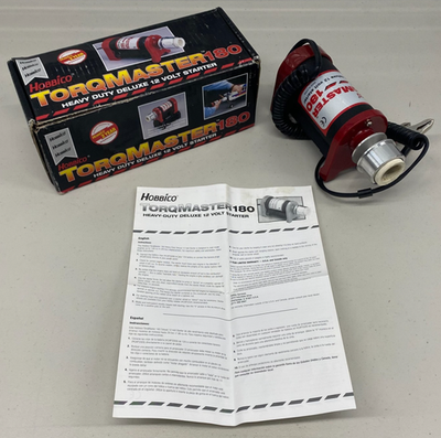#ad #ad Hobbico Torq Master 180 Heavy Duty Deluxe 12 Volt Starter USED UNTESTED $39.99