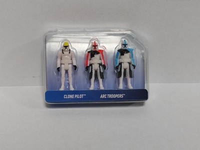STAR WARS Micro Galaxy Squadron Mini Figures Clone Pilot ARC Troopers RARE Loose