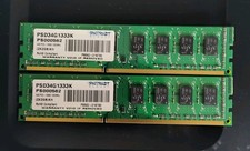 Patriot DDR3 Desktop Memory RAM PSD34G1333K 4GB (2x2GB) 1333MHz PC3-10600