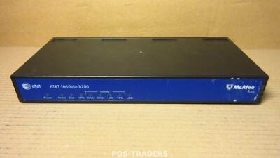 AT&T NetGate 8200 SG8200 McAfee 8-Port Firewall Switch 600-1336-03-G  - EXCL PSU
