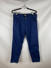Dickies vintage streetwear workwear blue chino pants denim