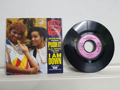 Salt-N-Pepa - Push it (U.S. Remix) / I am down - 1988 Single 7'' Shoop Whatta Man