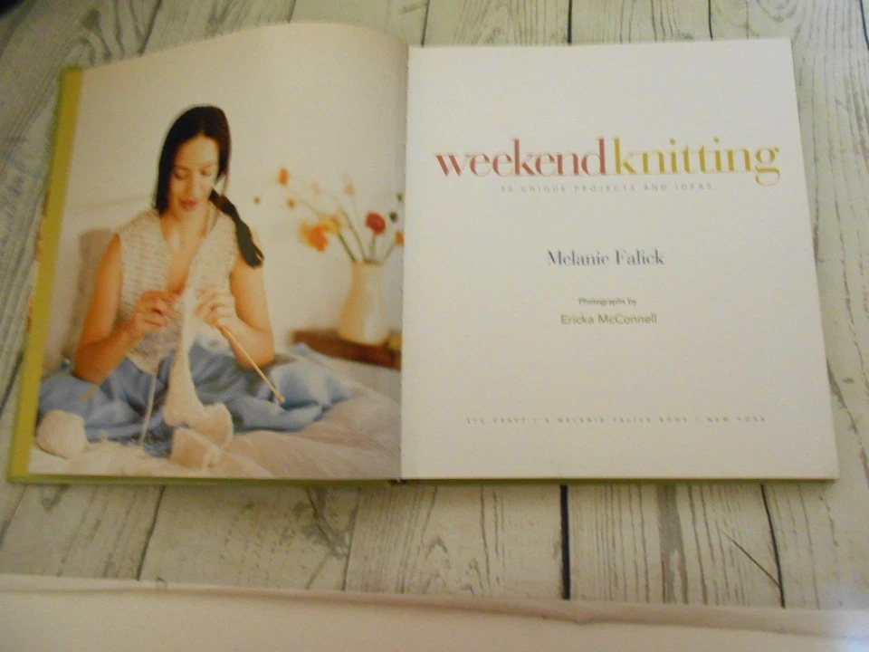 Weekendknitting 50 Unique Projects and Ideas Melanie Falick Book Craft - Image 3 of 4