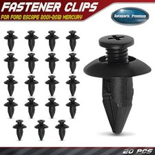 20x 8 Mm Nylon Retainer Clips Screw-type With Open End For Ford Escape 2001-2012 20x 8 Mm Nylon Retainer Clips Screw-type With Open End For Ford Escape 2001-2012