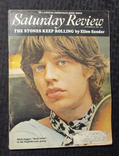 1969 Nov SATURDAY REVIEW Magazine VG/FN 5.0 Mick Jagger / Rolling Stones