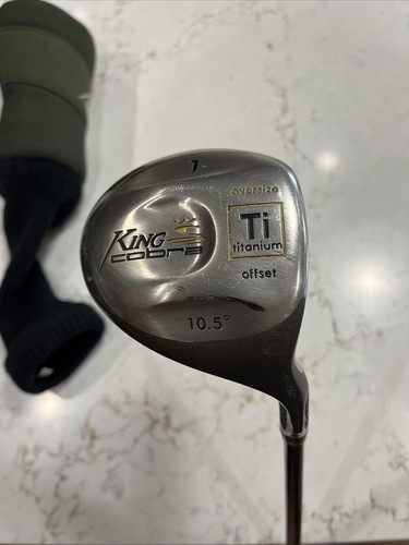 King Cobra Titanium Golf Test Offset 1 Wood Driver 10.5° Senior Flex RH W/ Cover
