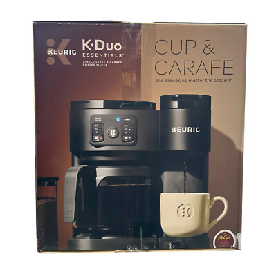 Keurig K Duo Essentials Hot Iced Single-Serve K-Cup Pod Coffee