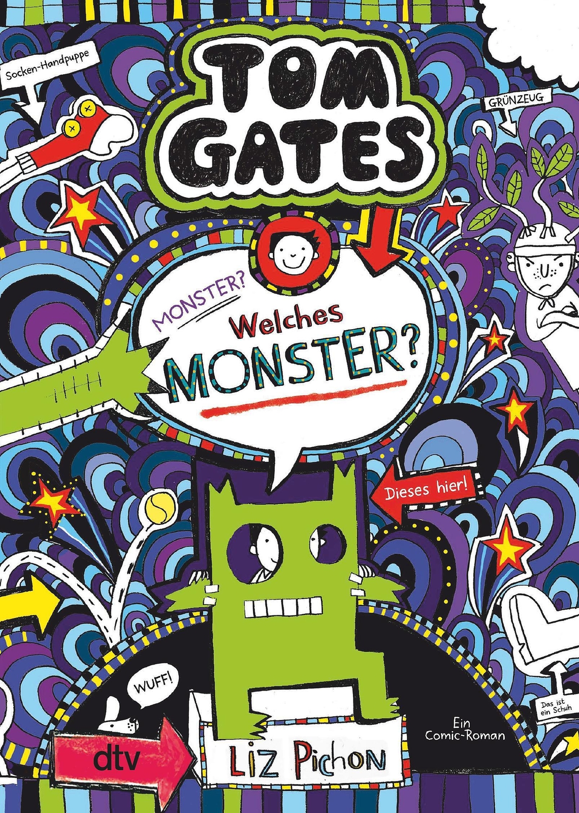 Thumbnail - Tom Gates: Monster? Welches Monster? | Cooler Comicroman Ab 9 | Liz