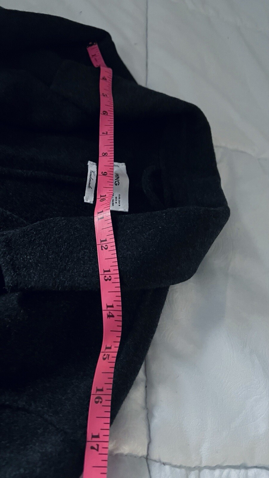 Mango Dark Gray Wool Double Breasted Collard Pock… - image 22