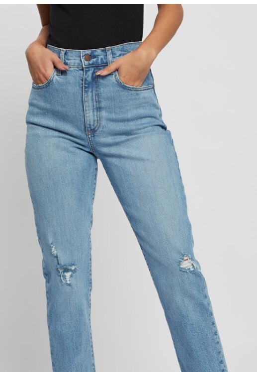 NOBODY DENIM BNWT Women's Jeans Blue Size 32 (14) Frankie Jean BNWT RRP249 image 3