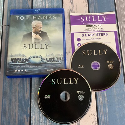 Sully (2016) (BD) [Blu-ray] - Blu-ray By Tom Hanks 2 Disc Set! Very Good Discs!
