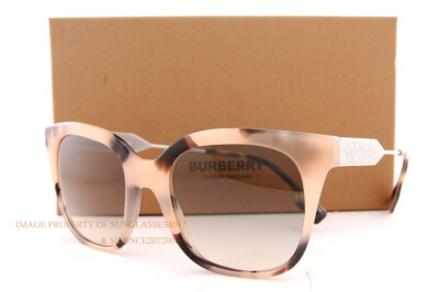 Brand New Burberry Sunglasses BE 4328 35012C Spotted Brown/Light Brown Women