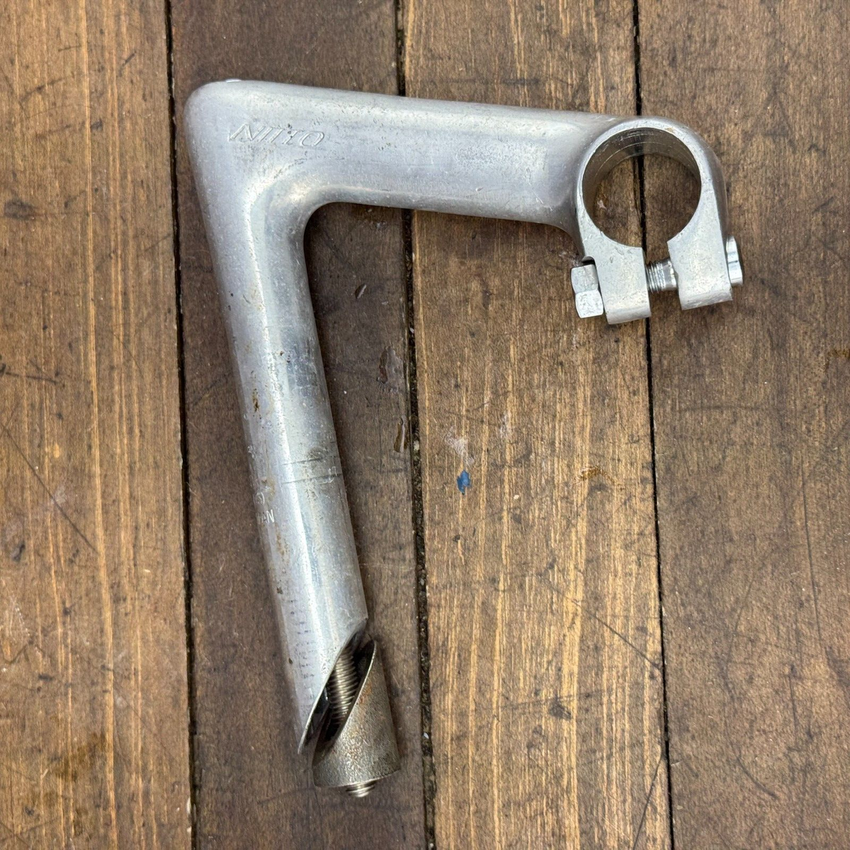 Vintage Nitto Stem 100 mm Reach 22.2 mm Quill 25.4 mm Clamp Vintage Nitto Stem 100 mm Reach 22.2 mm Quill 25.4 mm Clamp