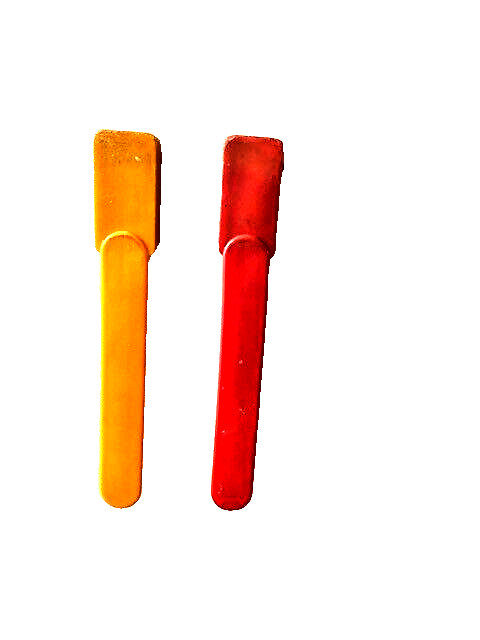LOT Of 2- 7.5" Long Magnetic Plastic Handled Wand Tools/Pickup Small Metal/Bingo