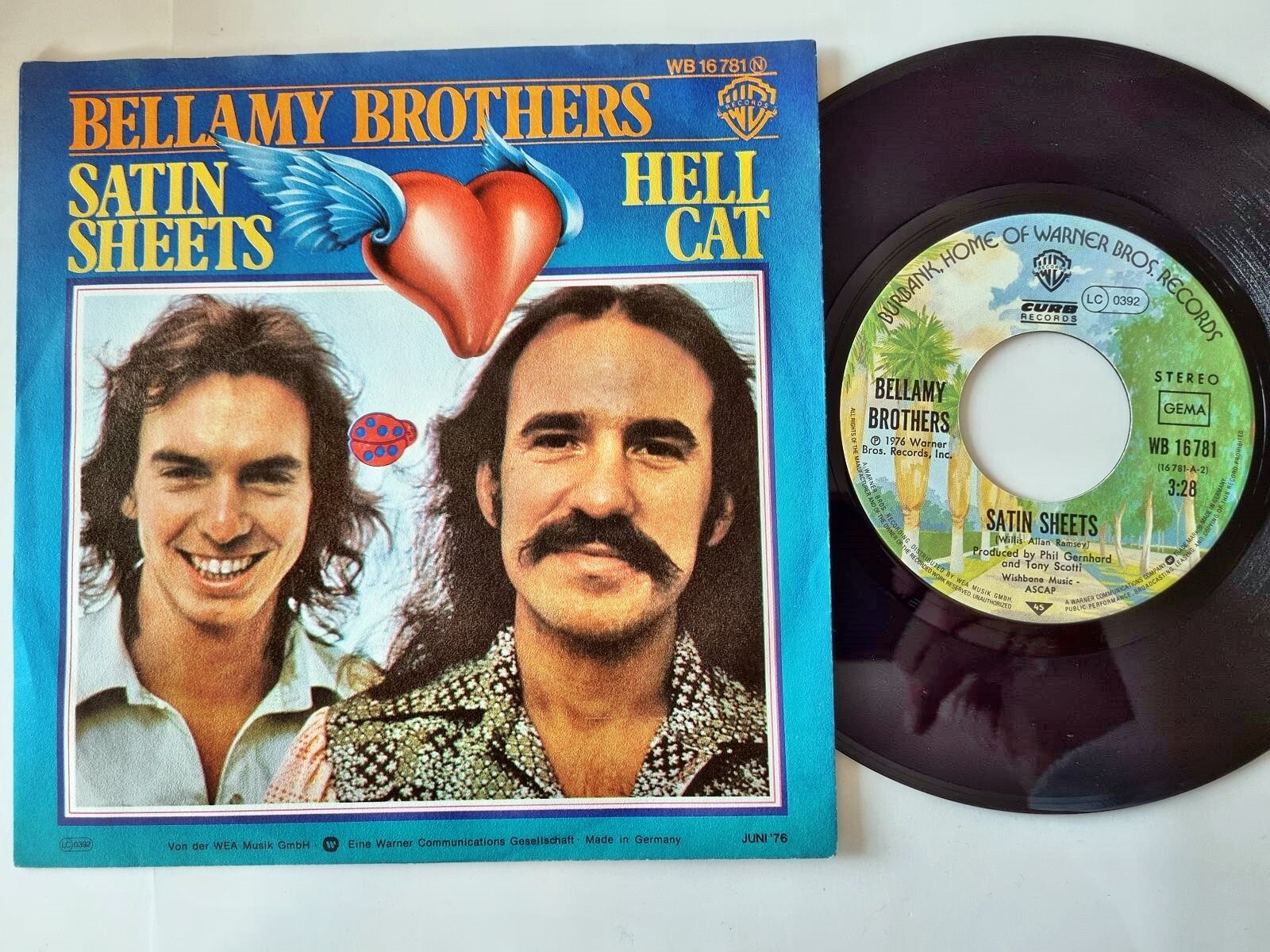 Bellamy Brothers - Satin sheets 7'' Vinyl Germany
