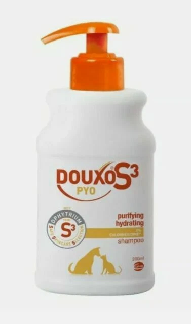 DOUXO S3 PYO Antibacterial and Antifungal Dog and Cat Shampoo - Hypoallergenic
