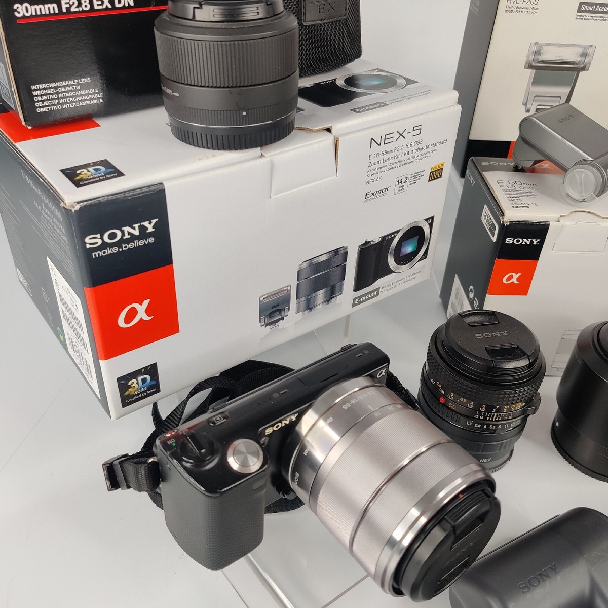 Sony Alpha NEX-5K 14.2MP Digital Camera - Black (Kit w/ E Sony Alpha NEX-5K 14.2MP Digital Camera - Black (Kit w/ E
