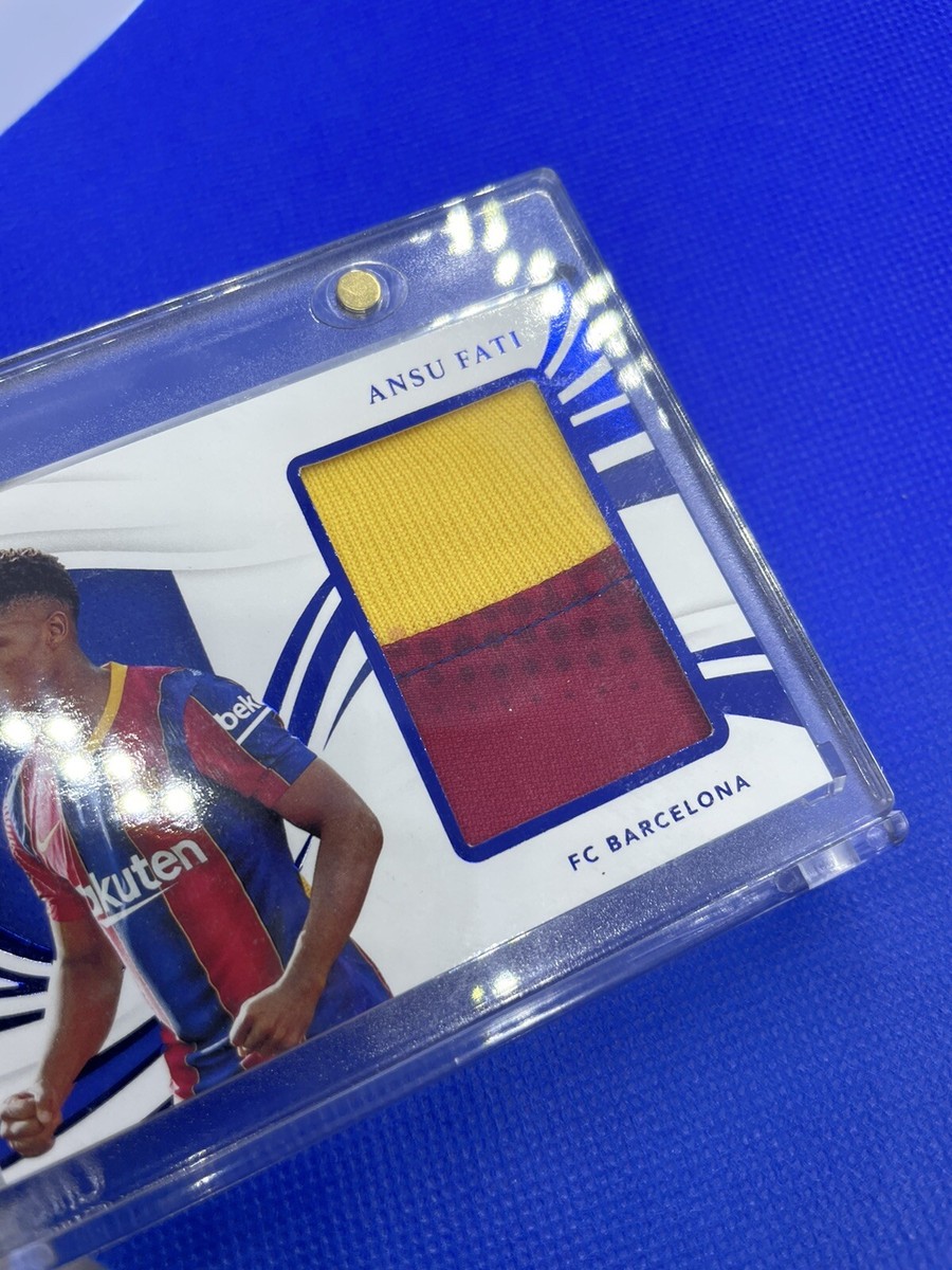 2021-22 Panini Immaculate Soccer Signature Moves Ansu Fati 2021-22 Panini Immaculate Soccer Signature Moves Ansu Fati